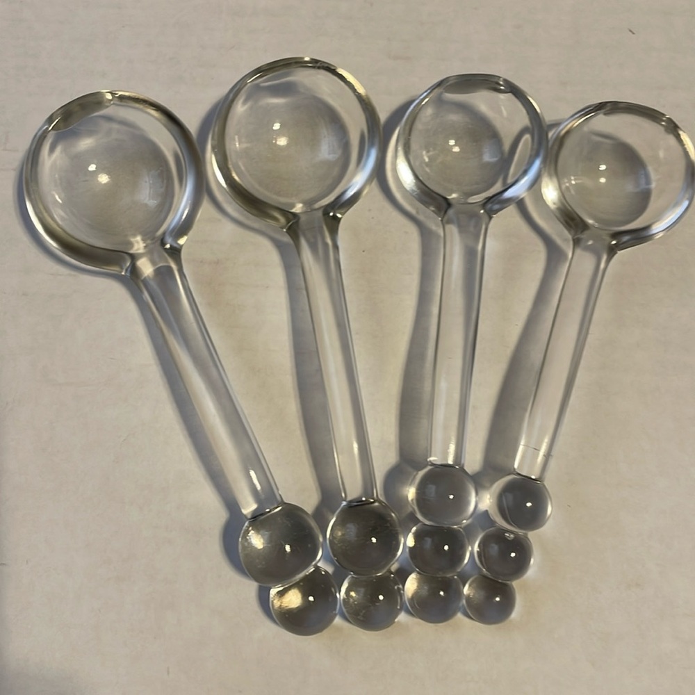 4 Candlewick Spoons - 2 sizes
